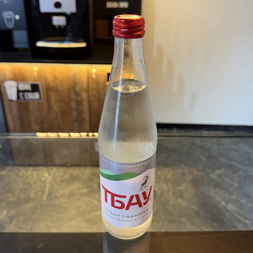Тбау вода газированная 0.5л стекло